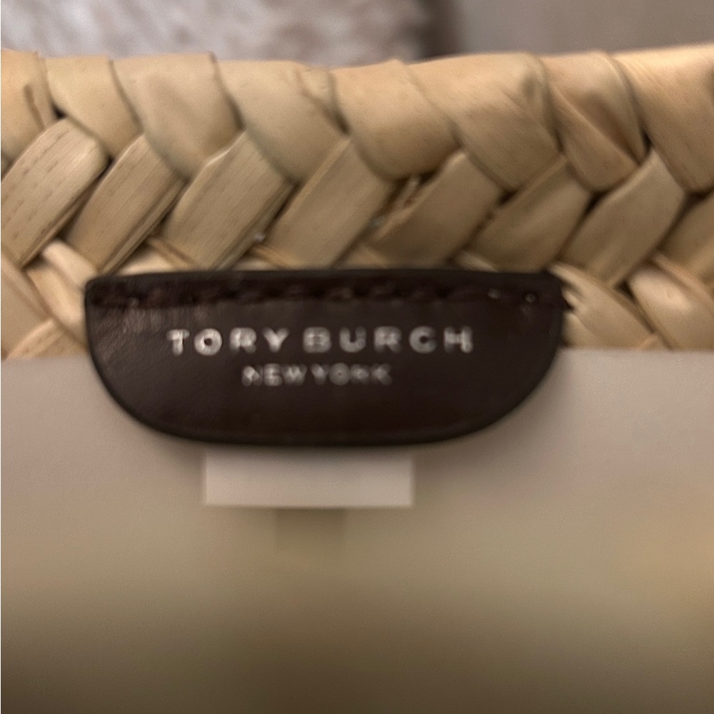 Tory Burch Ella Straw Basket Tote - Picture 11 of 16